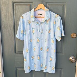 Tipsy Elves “Hot Dog” Golf Performance Polo Shirt